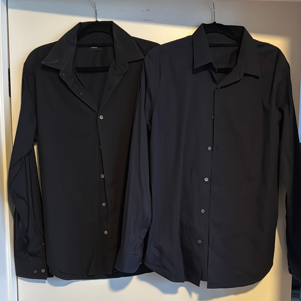 Theory men’s longsleeve button ups